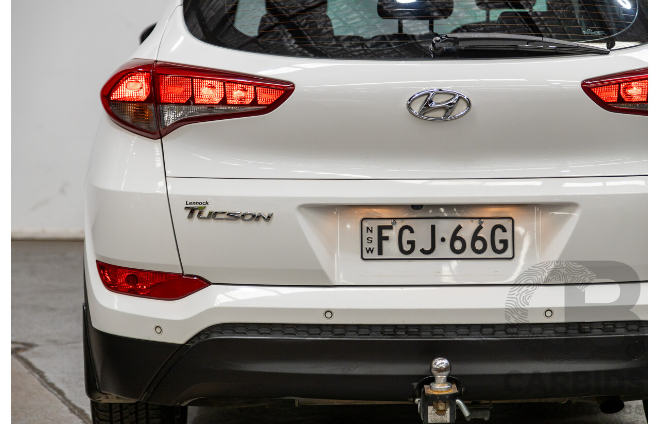04/2017 Hyundai Tucson ACTIVE (FWD) FWD TL2 MY18 4D Wagon Pure White 2.0L