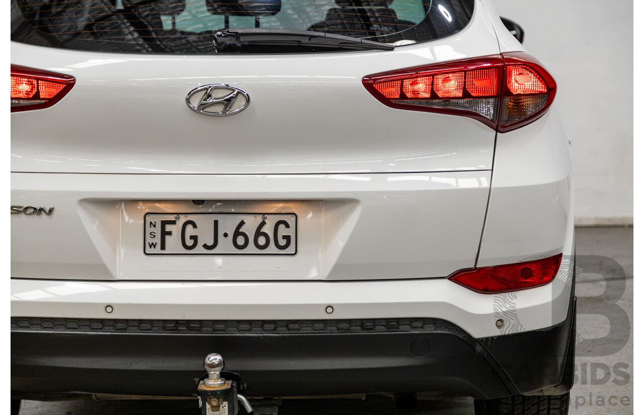 04/2017 Hyundai Tucson ACTIVE (FWD) FWD TL2 MY18 4D Wagon Pure White 2.0L