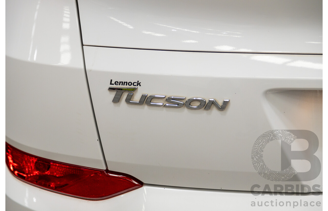 04/2017 Hyundai Tucson ACTIVE (FWD) FWD TL2 MY18 4D Wagon Pure White 2.0L