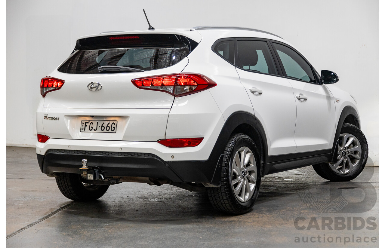 04/2017 Hyundai Tucson ACTIVE (FWD) FWD TL2 MY18 4D Wagon Pure White 2.0L