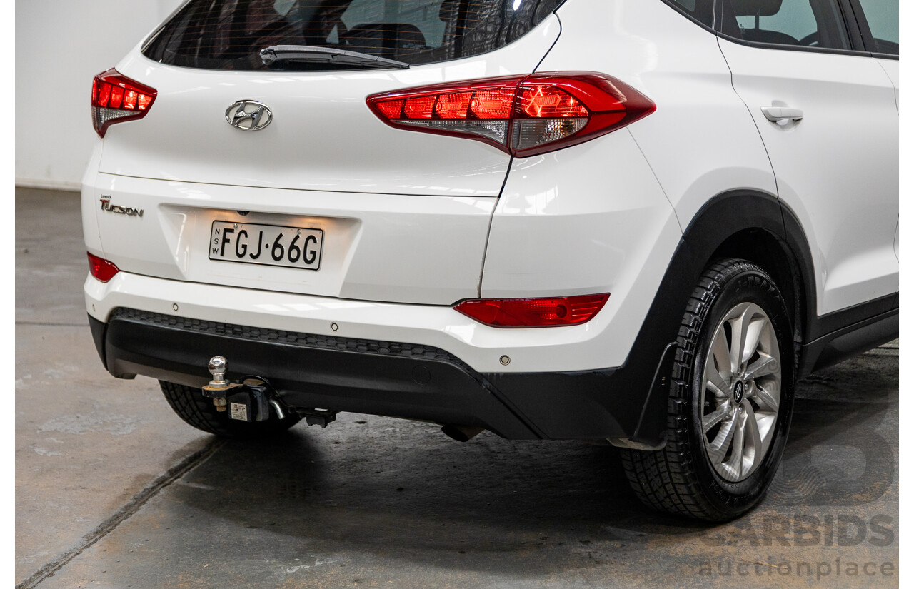 04/2017 Hyundai Tucson ACTIVE (FWD) FWD TL2 MY18 4D Wagon Pure White 2.0L
