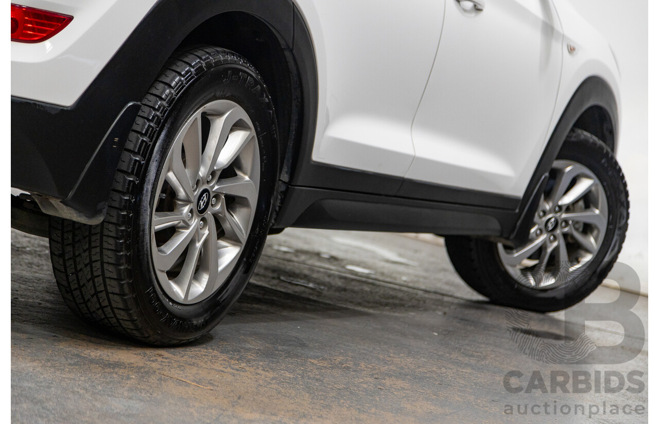 04/2017 Hyundai Tucson ACTIVE (FWD) FWD TL2 MY18 4D Wagon Pure White 2.0L