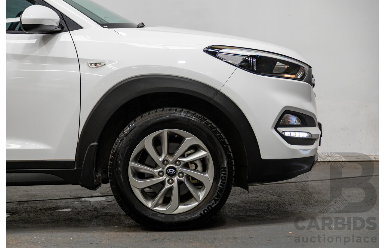04/2017 Hyundai Tucson ACTIVE (FWD) FWD TL2 MY18 4D Wagon Pure White 2.0L