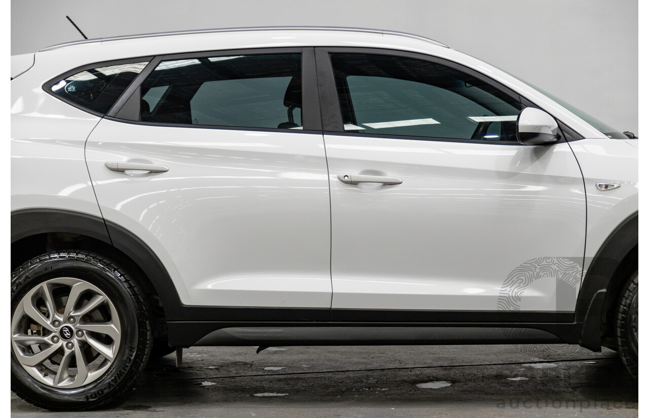 04/2017 Hyundai Tucson ACTIVE (FWD) FWD TL2 MY18 4D Wagon Pure White 2.0L