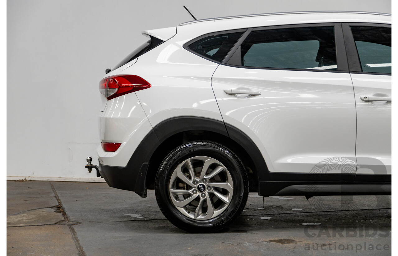 04/2017 Hyundai Tucson ACTIVE (FWD) FWD TL2 MY18 4D Wagon Pure White 2.0L