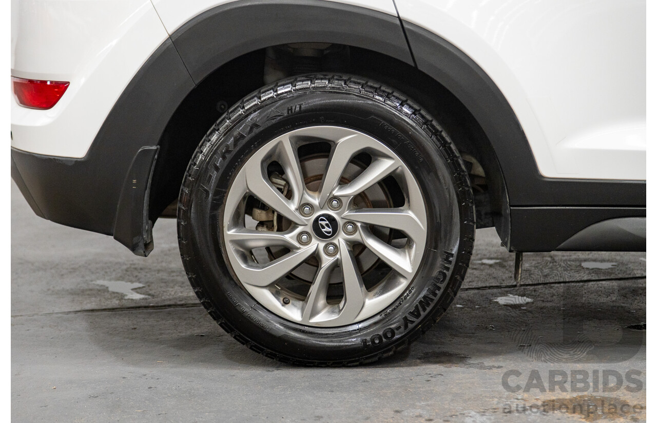 04/2017 Hyundai Tucson ACTIVE (FWD) FWD TL2 MY18 4D Wagon Pure White 2.0L