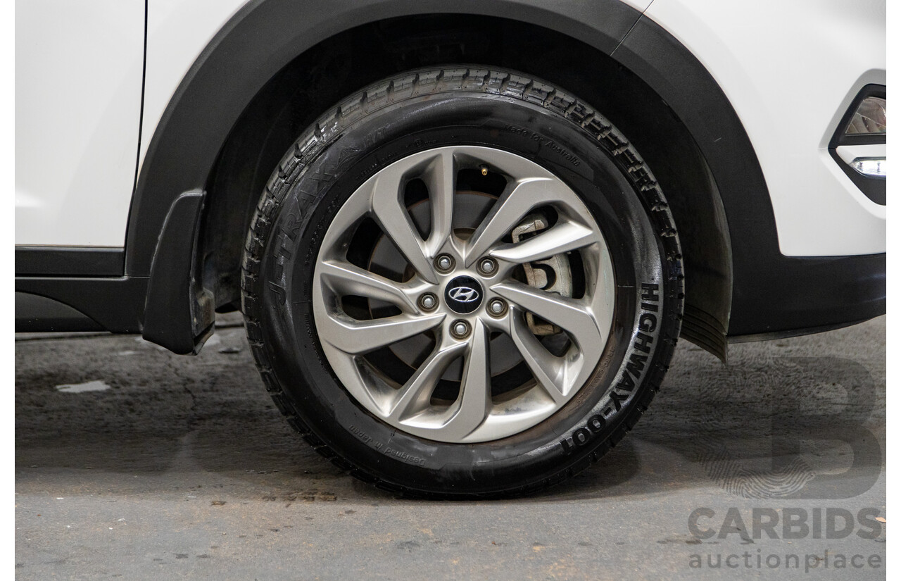 04/2017 Hyundai Tucson ACTIVE (FWD) FWD TL2 MY18 4D Wagon Pure White 2.0L