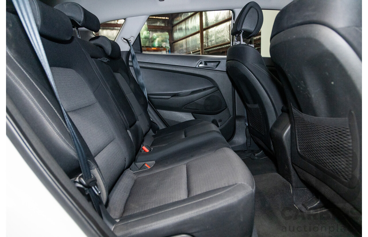 04/2017 Hyundai Tucson ACTIVE (FWD) FWD TL2 MY18 4D Wagon Pure White 2.0L