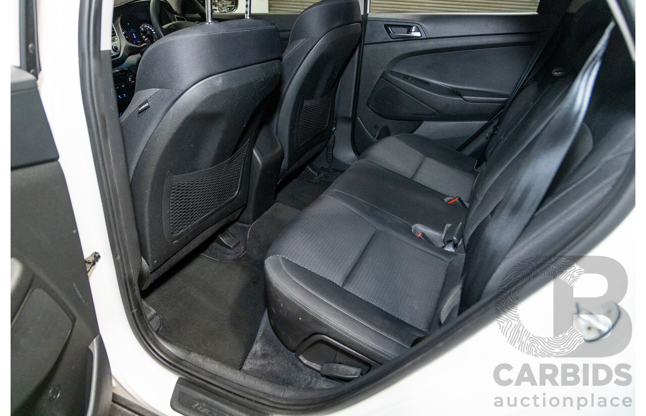 04/2017 Hyundai Tucson ACTIVE (FWD) FWD TL2 MY18 4D Wagon Pure White 2.0L