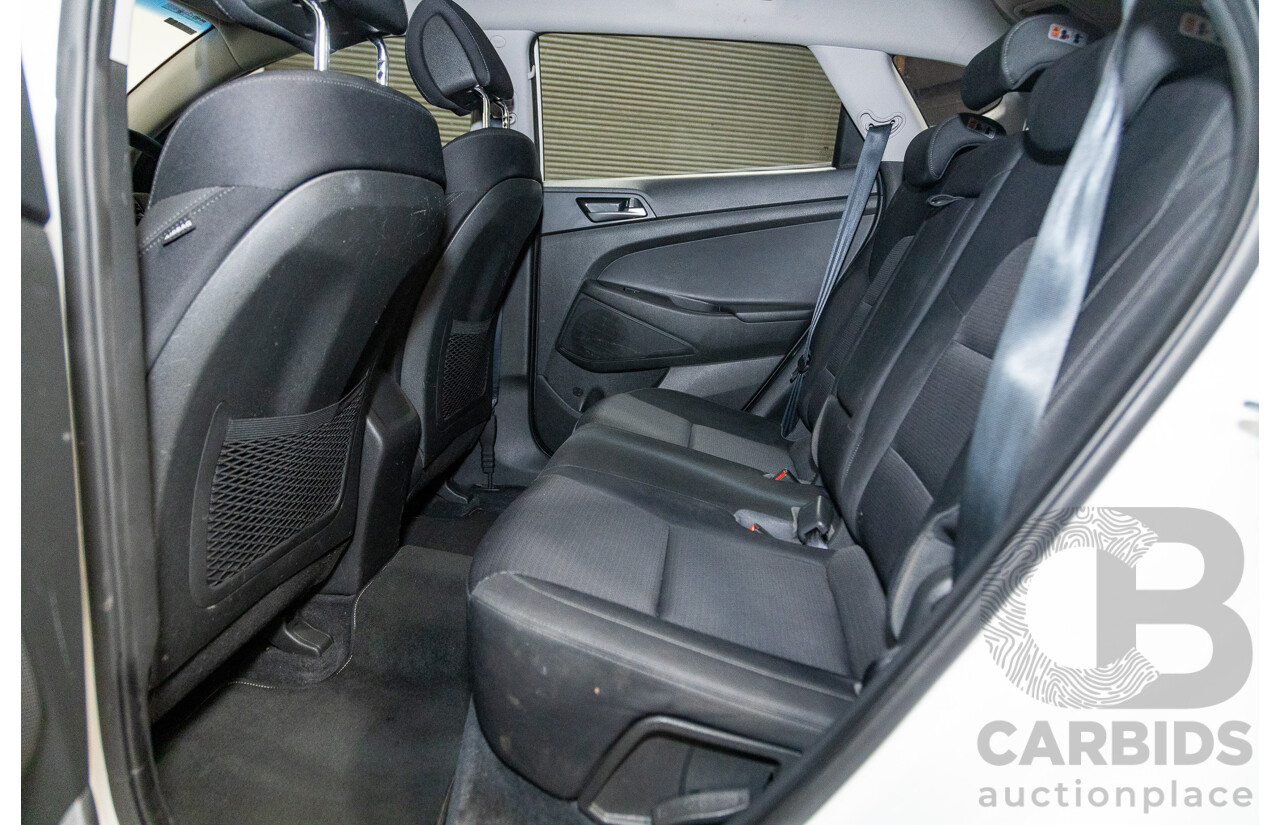 04/2017 Hyundai Tucson ACTIVE (FWD) FWD TL2 MY18 4D Wagon Pure White 2.0L