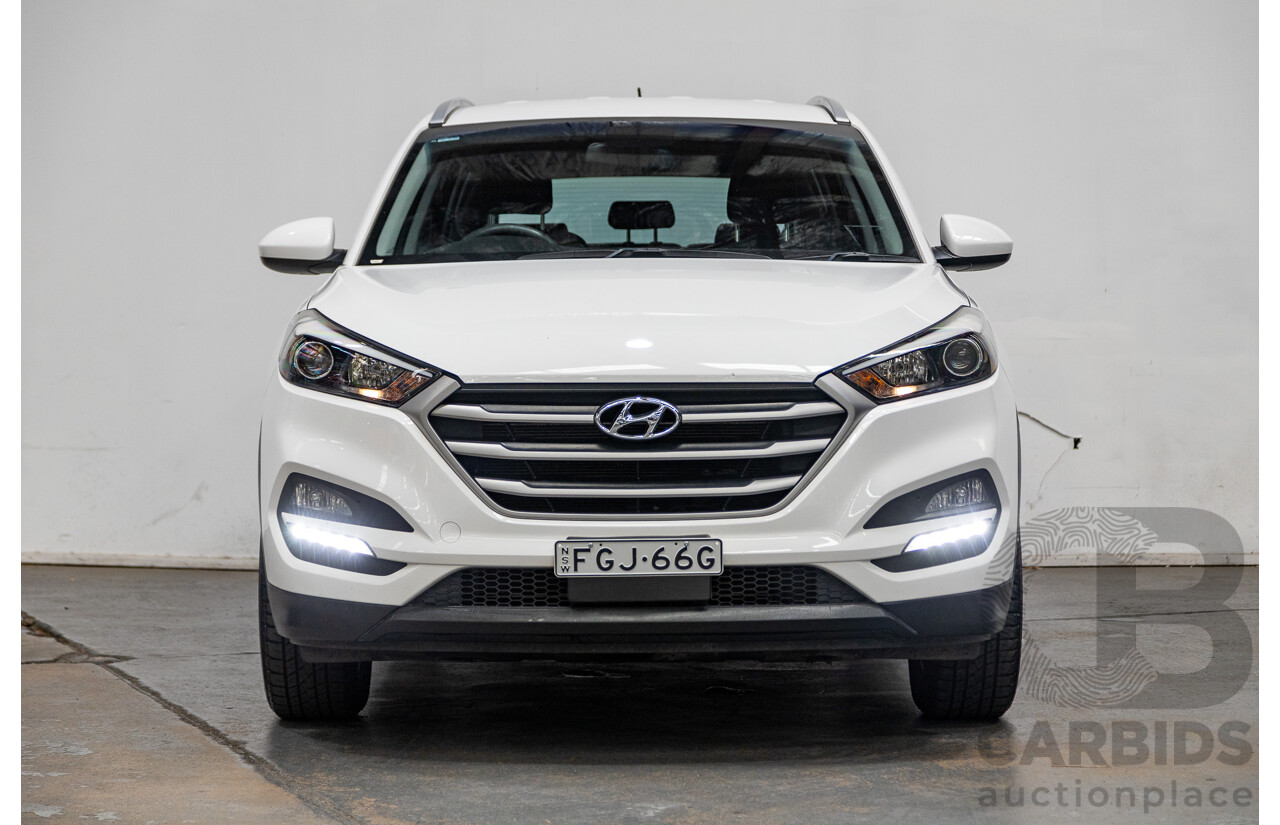 04/2017 Hyundai Tucson ACTIVE (FWD) FWD TL2 MY18 4D Wagon Pure White 2.0L