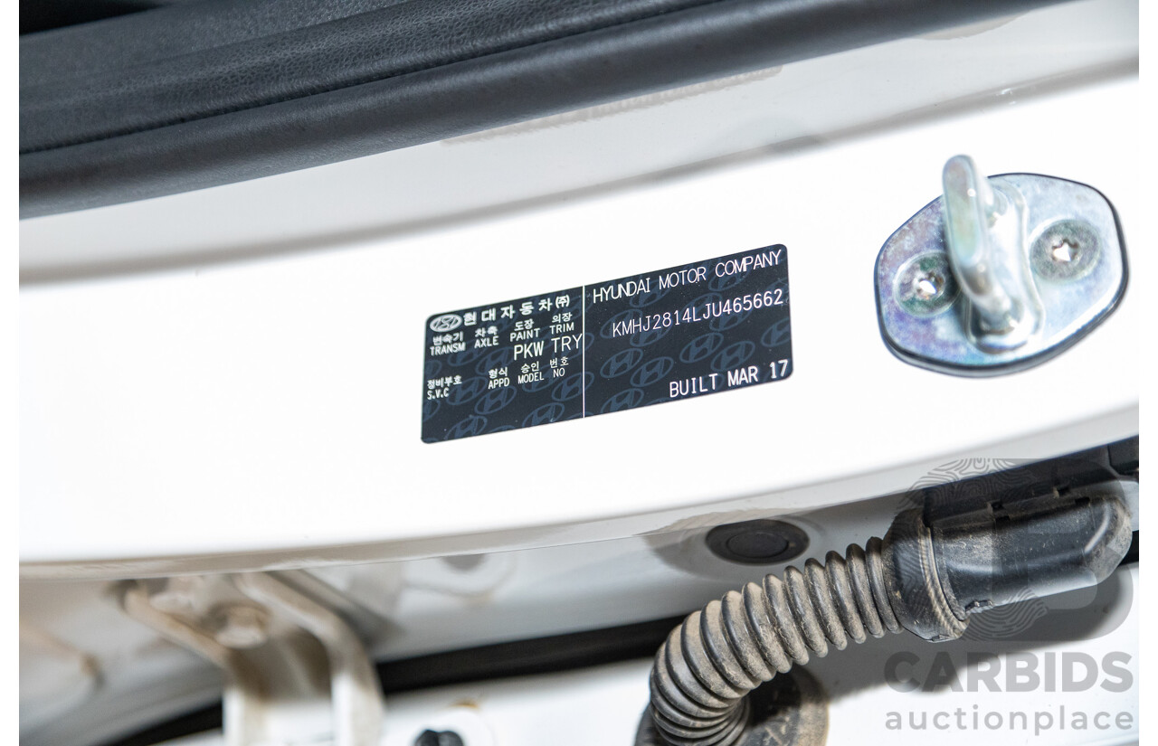 04/2017 Hyundai Tucson ACTIVE (FWD) FWD TL2 MY18 4D Wagon Pure White 2.0L