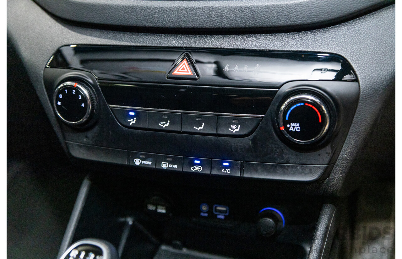 04/2017 Hyundai Tucson ACTIVE (FWD) FWD TL2 MY18 4D Wagon Pure White 2.0L