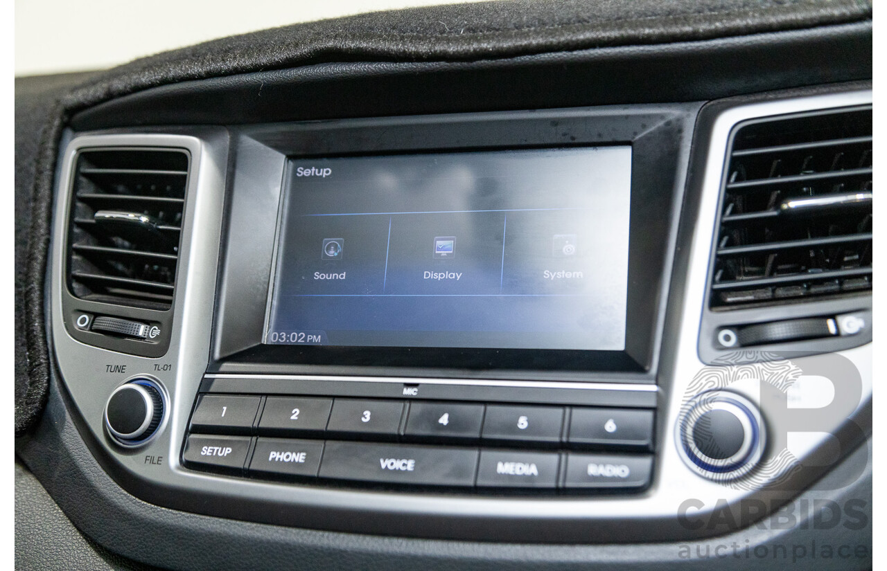 04/2017 Hyundai Tucson ACTIVE (FWD) FWD TL2 MY18 4D Wagon Pure White 2.0L