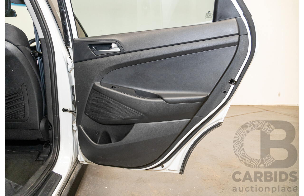 04/2017 Hyundai Tucson ACTIVE (FWD) FWD TL2 MY18 4D Wagon Pure White 2.0L