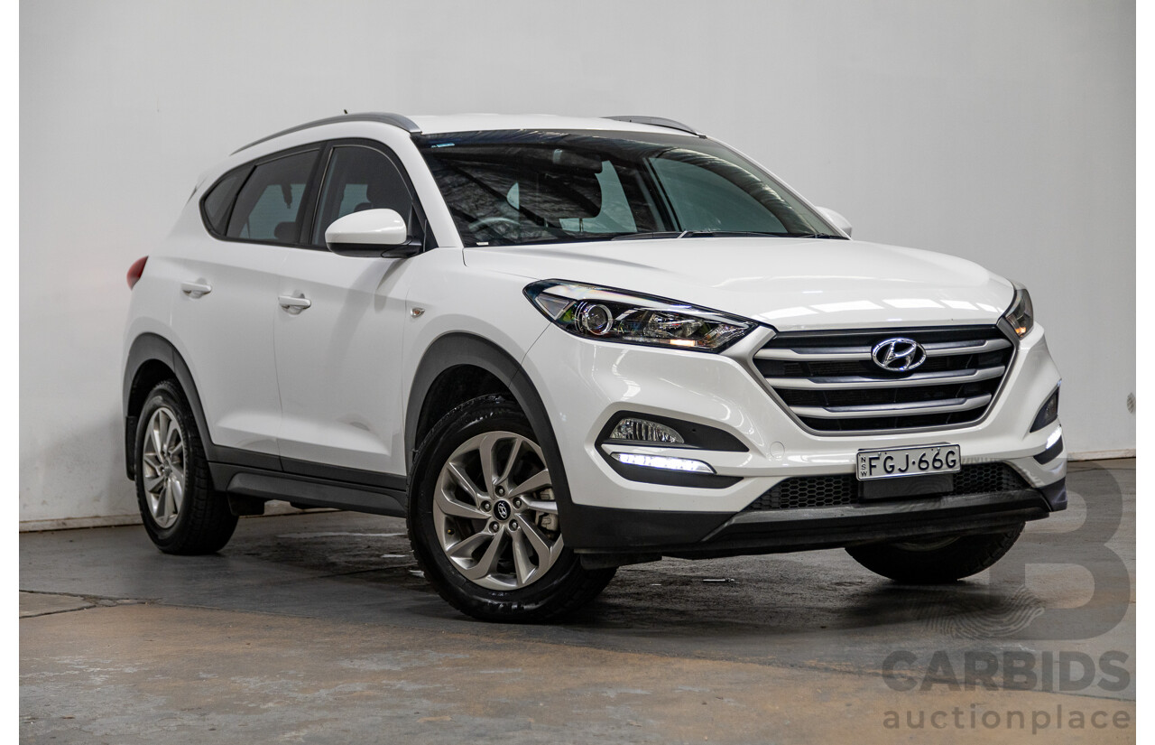 04/2017 Hyundai Tucson ACTIVE (FWD) FWD TL2 MY18 4D Wagon Pure White 2.0L
