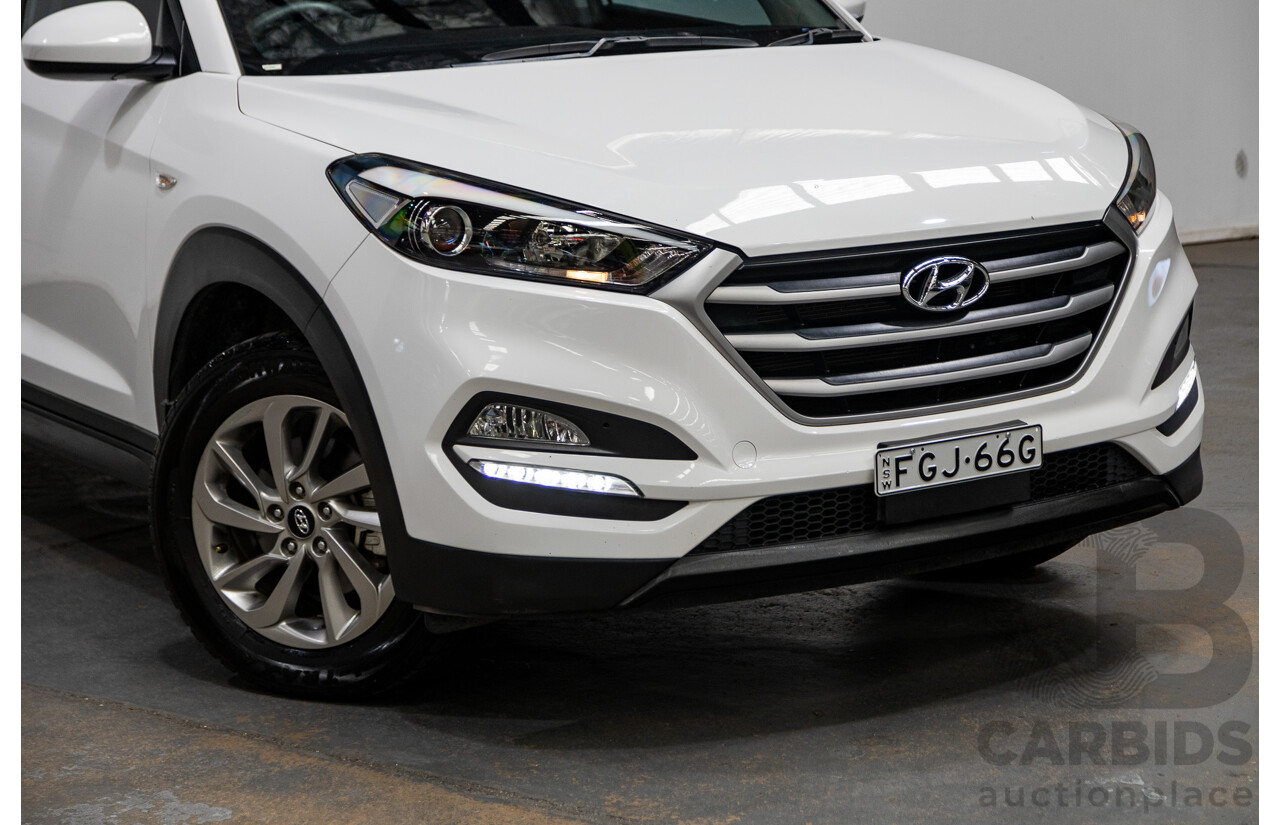 04/2017 Hyundai Tucson ACTIVE (FWD) FWD TL2 MY18 4D Wagon Pure White 2.0L