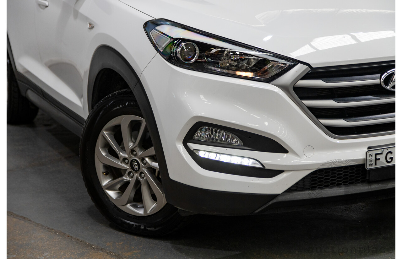 04/2017 Hyundai Tucson ACTIVE (FWD) FWD TL2 MY18 4D Wagon Pure White 2.0L