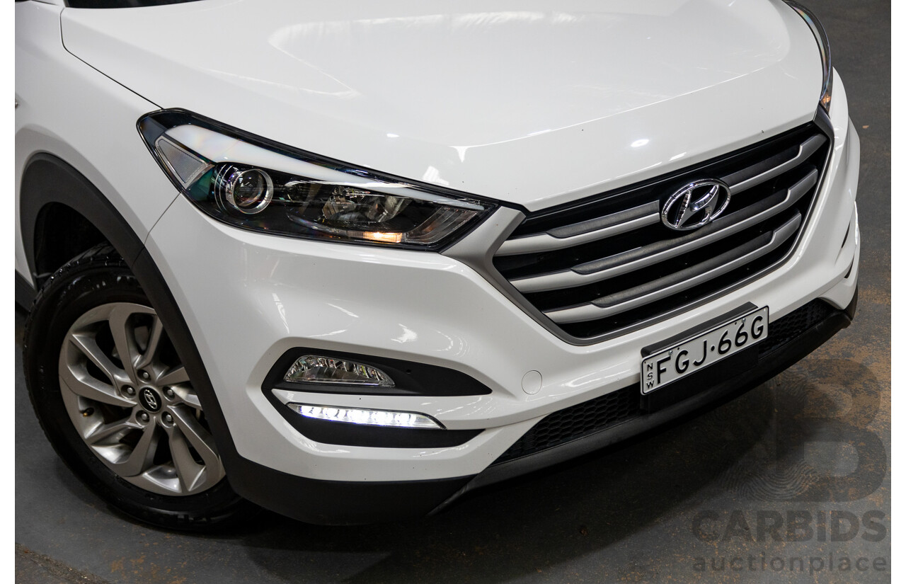 04/2017 Hyundai Tucson ACTIVE (FWD) FWD TL2 MY18 4D Wagon Pure White 2.0L