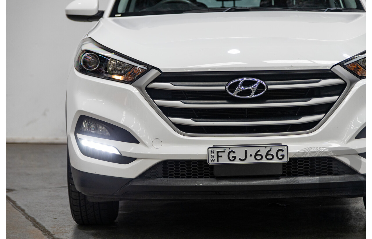 04/2017 Hyundai Tucson ACTIVE (FWD) FWD TL2 MY18 4D Wagon Pure White 2.0L