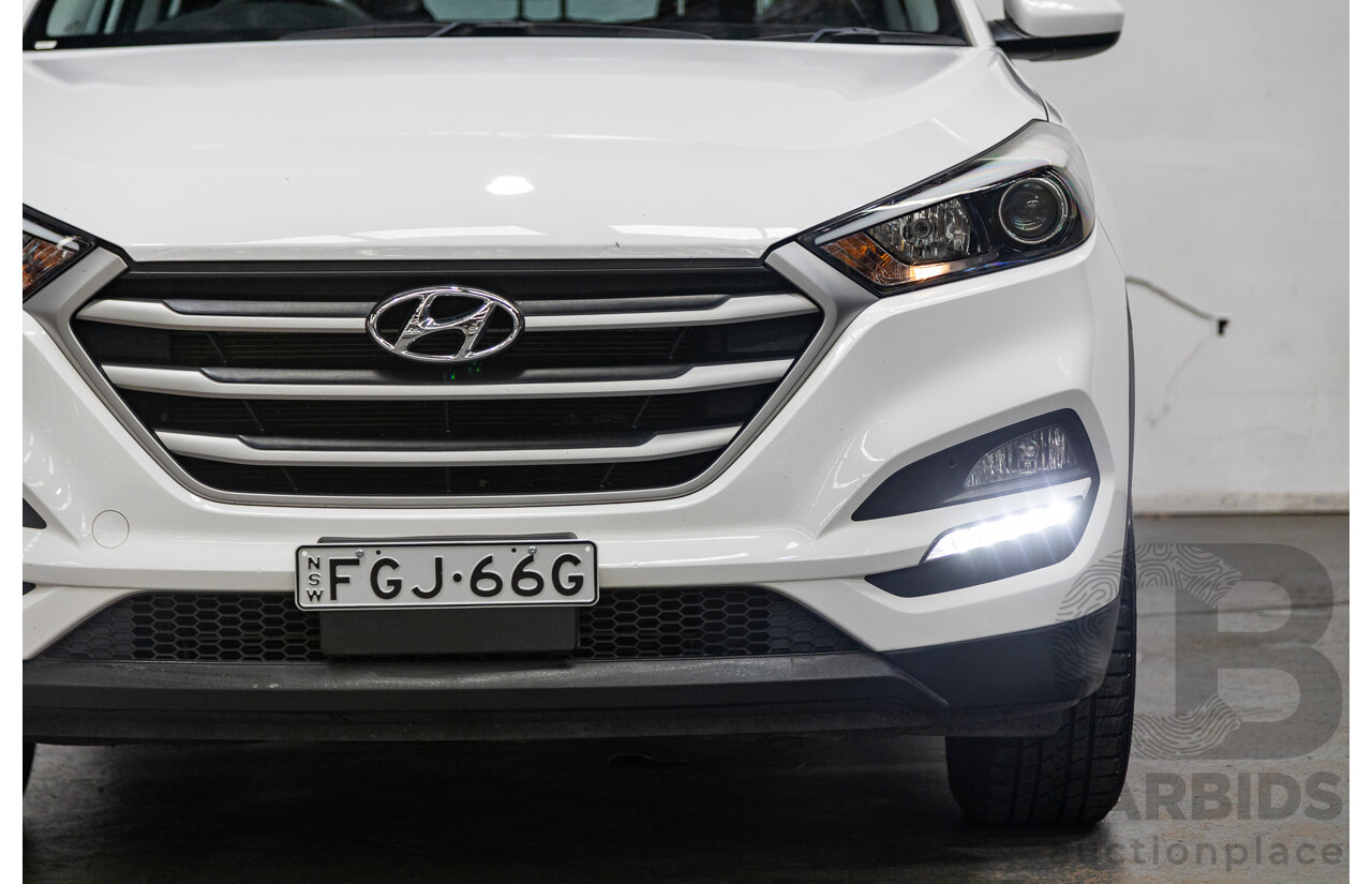 04/2017 Hyundai Tucson ACTIVE (FWD) FWD TL2 MY18 4D Wagon Pure White 2.0L