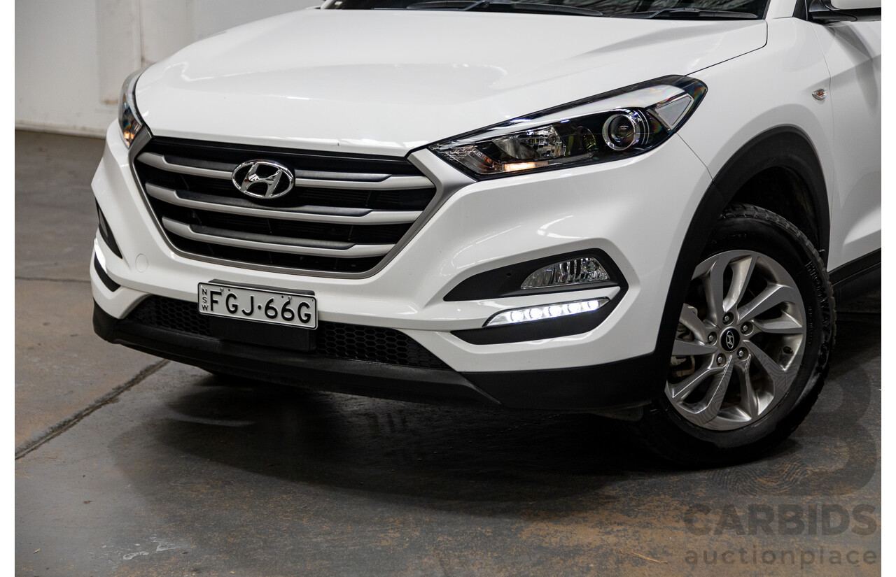 04/2017 Hyundai Tucson ACTIVE (FWD) FWD TL2 MY18 4D Wagon Pure White 2.0L