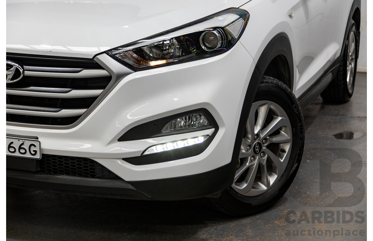 04/2017 Hyundai Tucson ACTIVE (FWD) FWD TL2 MY18 4D Wagon Pure White 2.0L