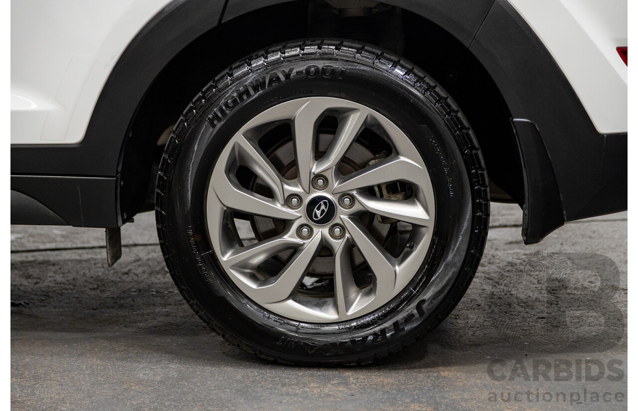 04/2017 Hyundai Tucson ACTIVE (FWD) FWD TL2 MY18 4D Wagon Pure White 2.0L