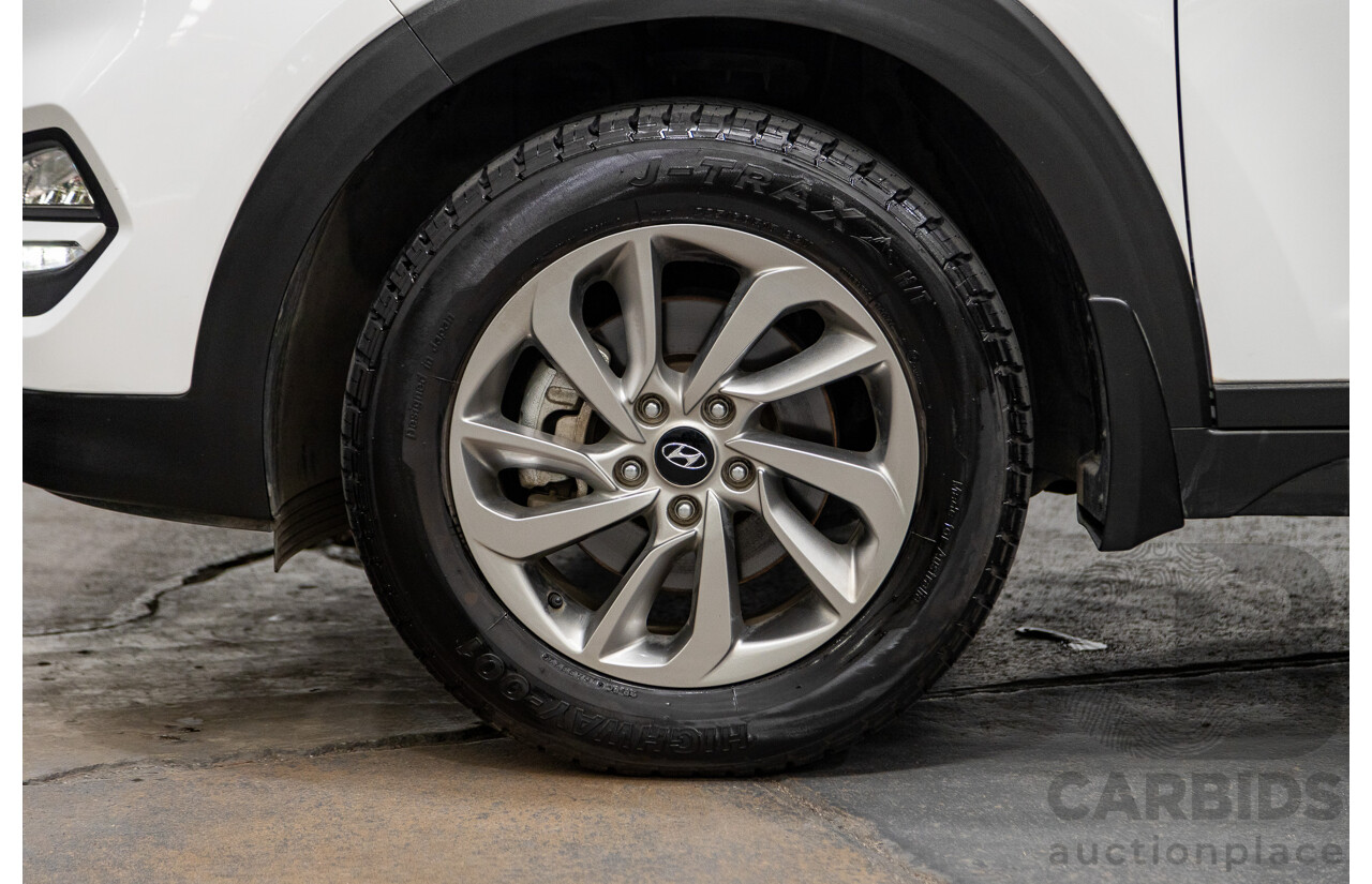 04/2017 Hyundai Tucson ACTIVE (FWD) FWD TL2 MY18 4D Wagon Pure White 2.0L
