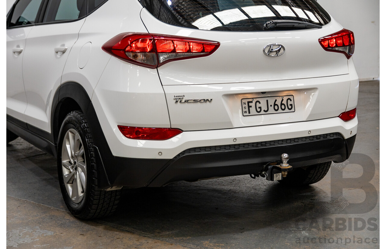 04/2017 Hyundai Tucson ACTIVE (FWD) FWD TL2 MY18 4D Wagon Pure White 2.0L