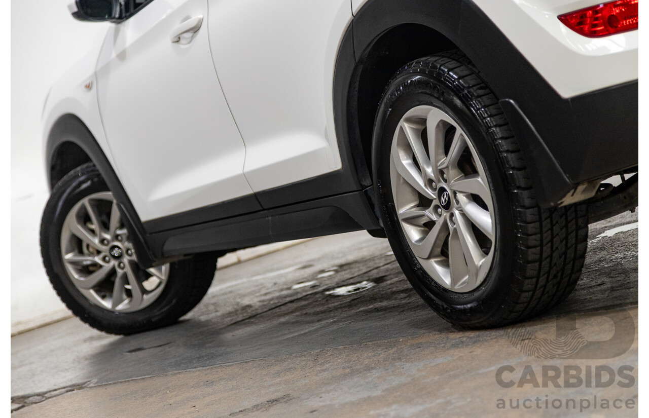 04/2017 Hyundai Tucson ACTIVE (FWD) FWD TL2 MY18 4D Wagon Pure White 2.0L