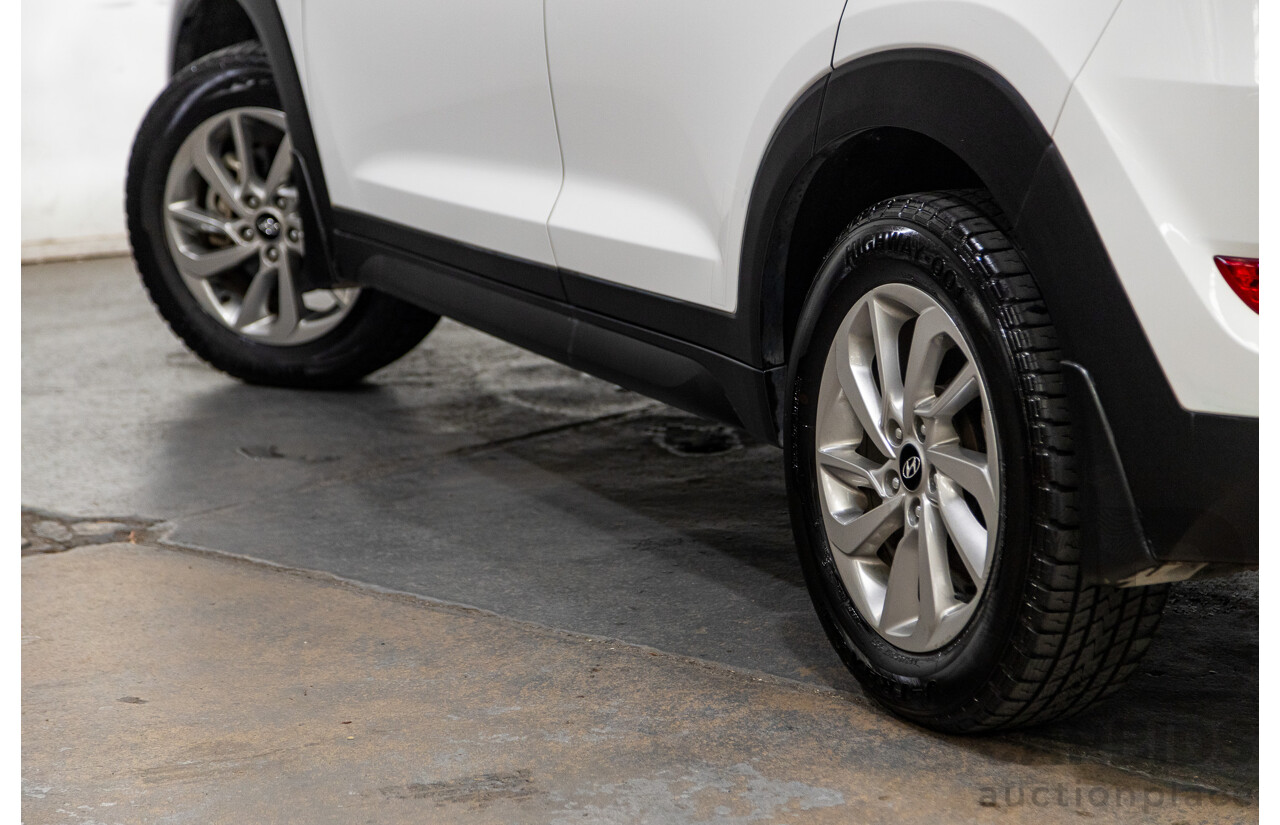 04/2017 Hyundai Tucson ACTIVE (FWD) FWD TL2 MY18 4D Wagon Pure White 2.0L