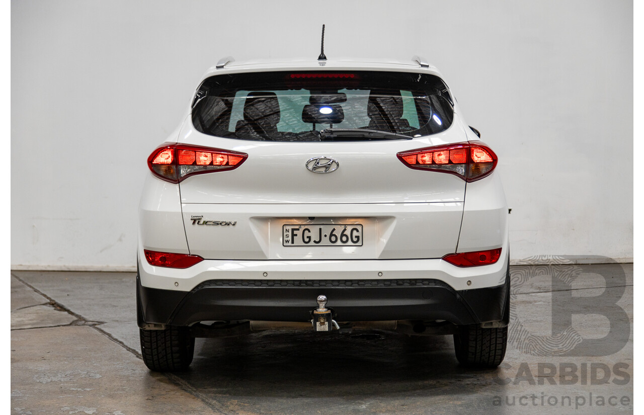 04/2017 Hyundai Tucson ACTIVE (FWD) FWD TL2 MY18 4D Wagon Pure White 2.0L
