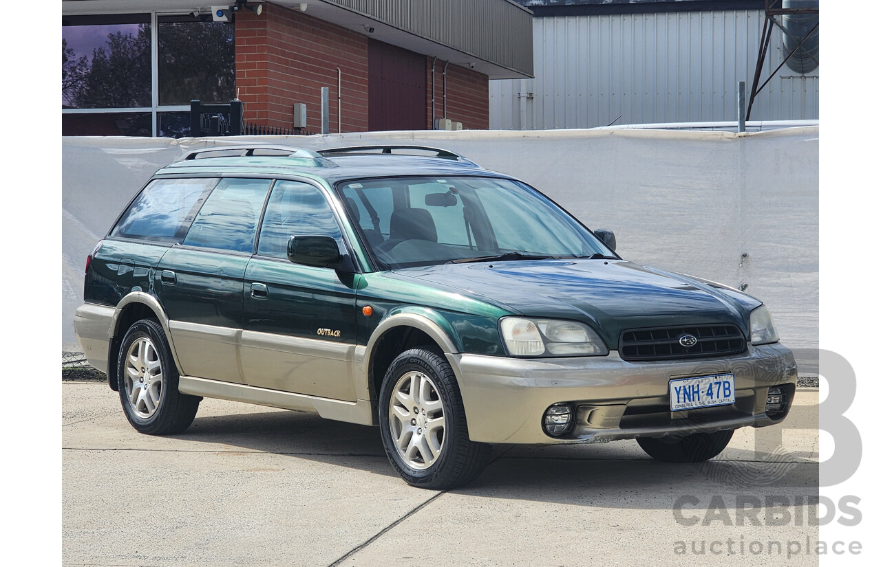 5/2001 Subaru Outback MY01 4d Wagon Green 2.5L