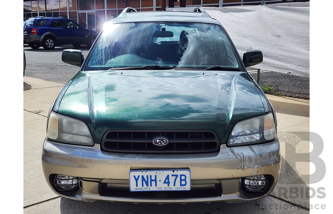 5/2001 Subaru Outback MY01 4d Wagon Green 2.5L