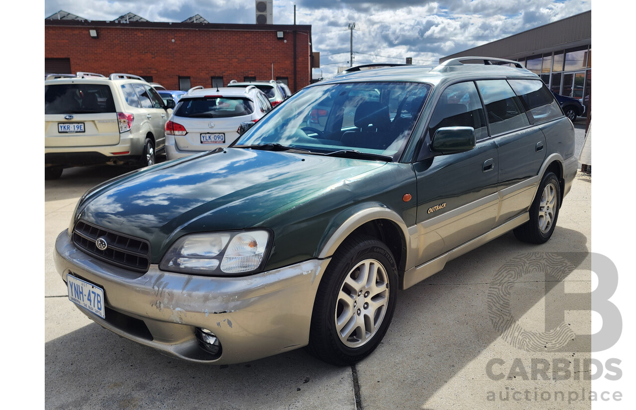 5/2001 Subaru Outback MY01 4d Wagon Green 2.5L