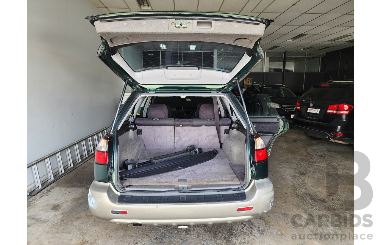 5/2001 Subaru Outback MY01 4d Wagon Green 2.5L