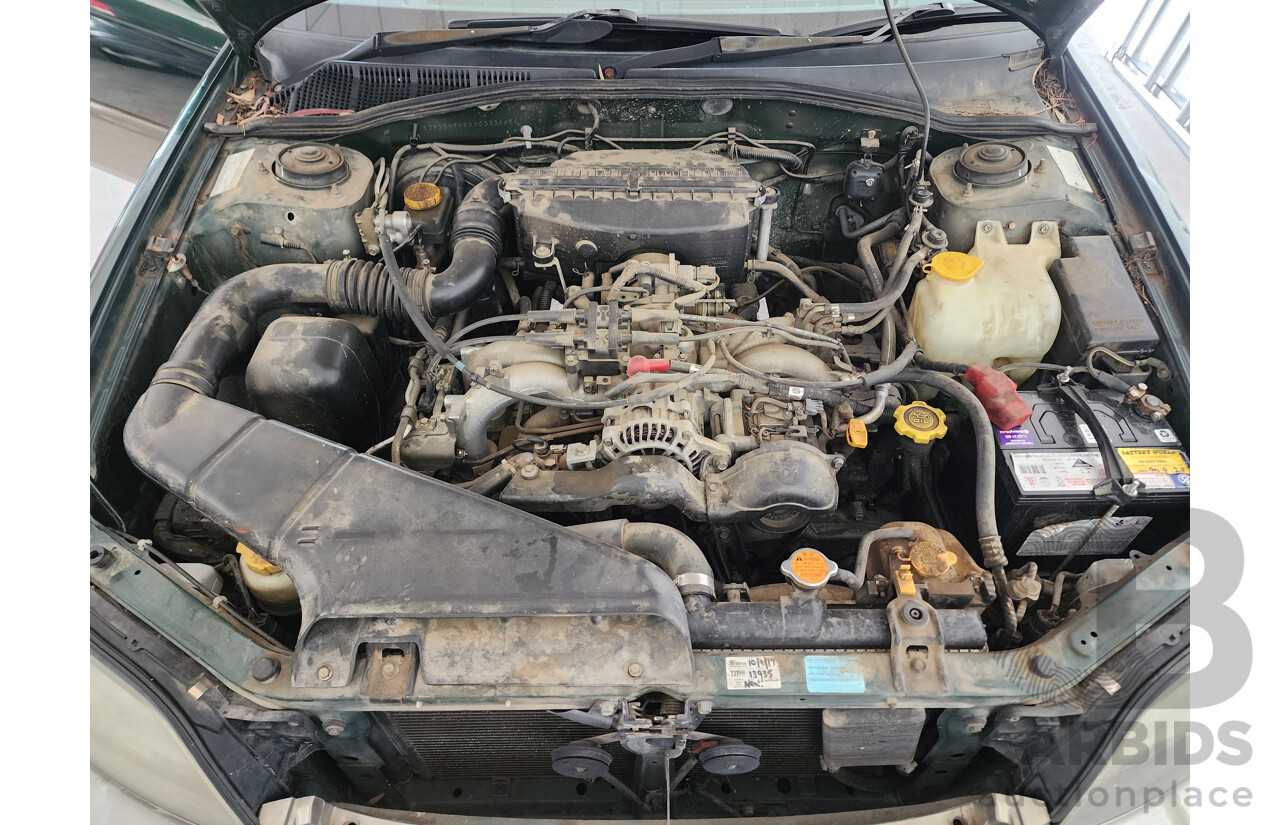 5/2001 Subaru Outback  MY01 4d Wagon Green 2.5L