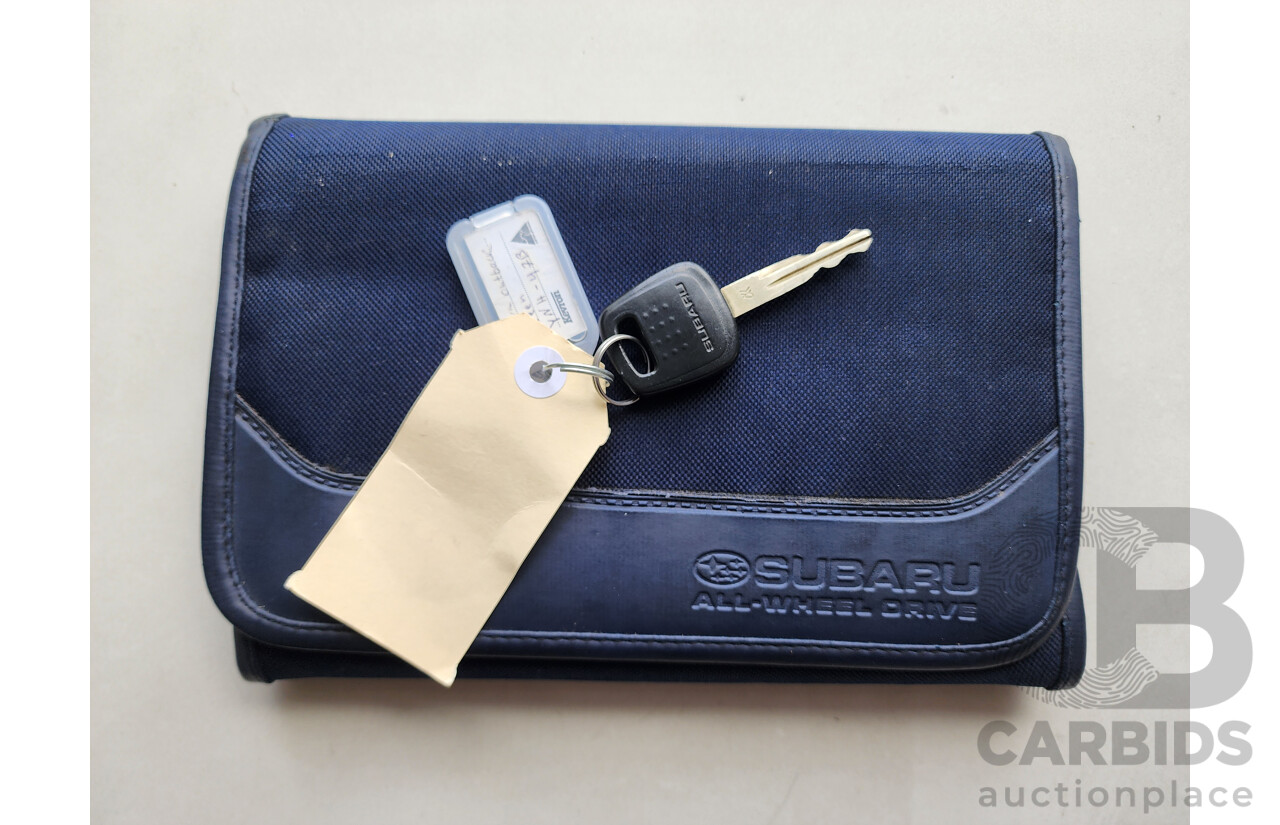 5/2001 Subaru Outback  MY01 4d Wagon Green 2.5L