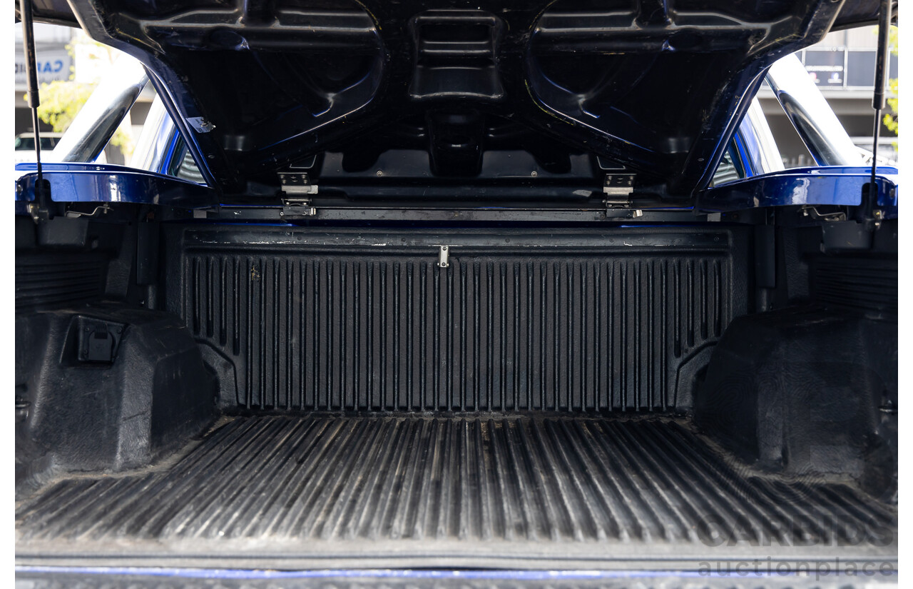 1/2014 Ford Ranger XLT 3.2 Hi-Rider (4x2) PX Crew Cab P/Up Aurora Blue Turbo Diesel 3.2L