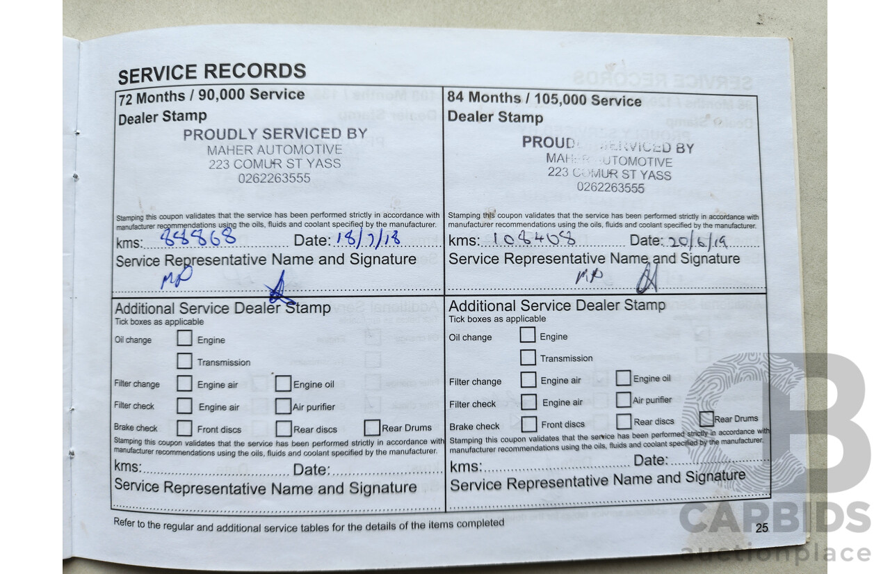 7/2013 Mitsubishi Mirage ES LA 5d Hatchback Red 1.2L