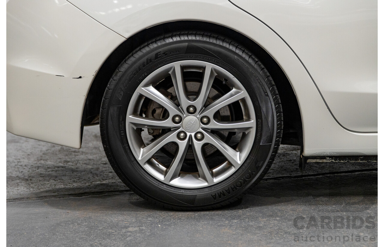 10/2014 Subaru Impreza X Limited Edition (AWD) MY14 5d Hatchback Satin White Pearl 2.0L