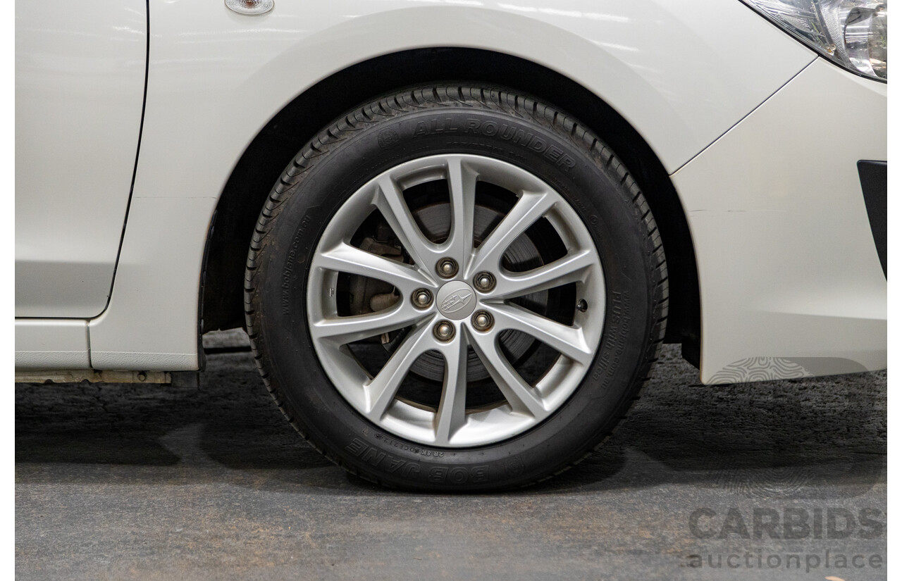 10/2014 Subaru Impreza X Limited Edition (AWD) MY14 5d Hatchback Satin White Pearl 2.0L