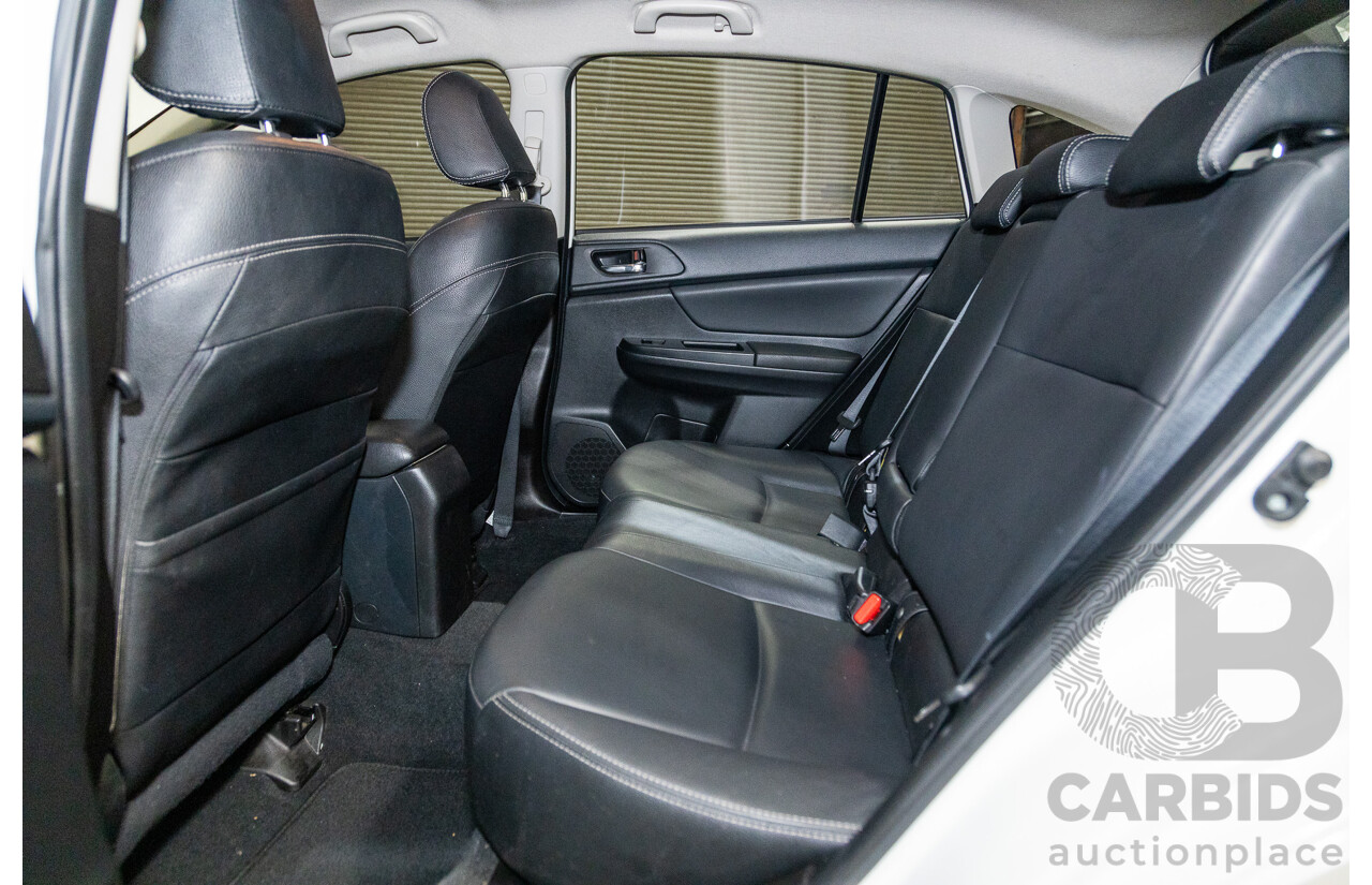 10/2014 Subaru Impreza X Limited Edition (AWD) MY14 5d Hatchback Satin White Pearl 2.0L