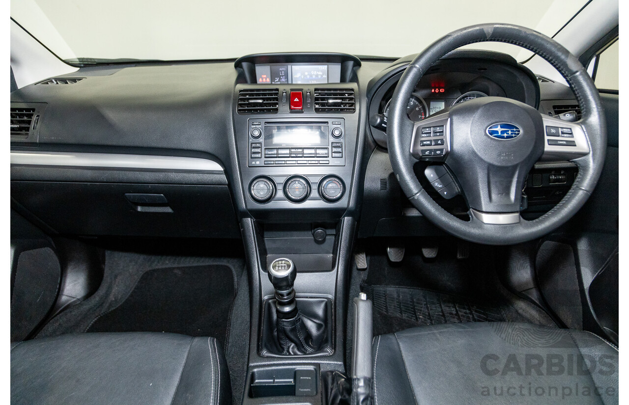 10/2014 Subaru Impreza X Limited Edition (AWD) MY14 5d Hatchback Satin White Pearl 2.0L