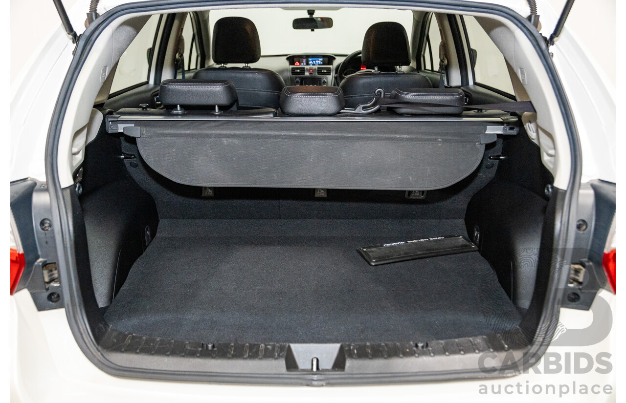 10/2014 Subaru Impreza X Limited Edition (AWD) MY14 5d Hatchback Satin White Pearl 2.0L