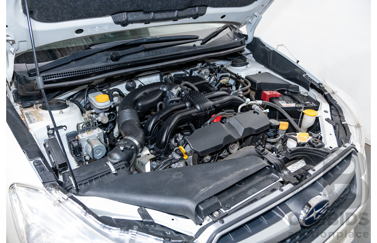 10/2014 Subaru Impreza X Limited Edition (AWD) MY14 5d Hatchback Satin White Pearl 2.0L