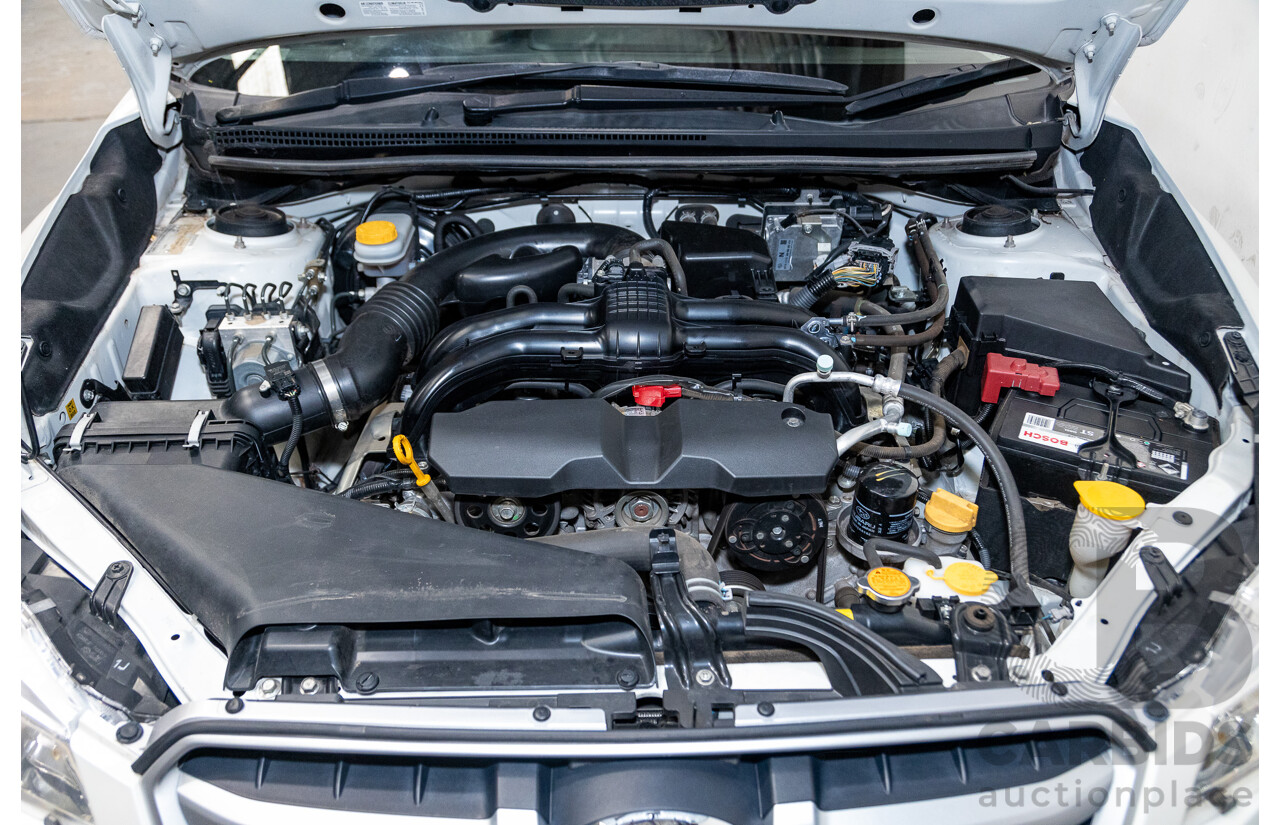 10/2014 Subaru Impreza X Limited Edition (AWD) MY14 5d Hatchback Satin White Pearl 2.0L