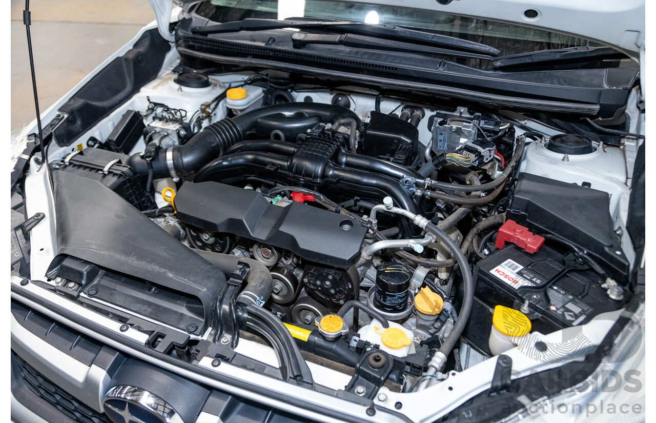 10/2014 Subaru Impreza X Limited Edition (AWD) MY14 5d Hatchback Satin White Pearl 2.0L