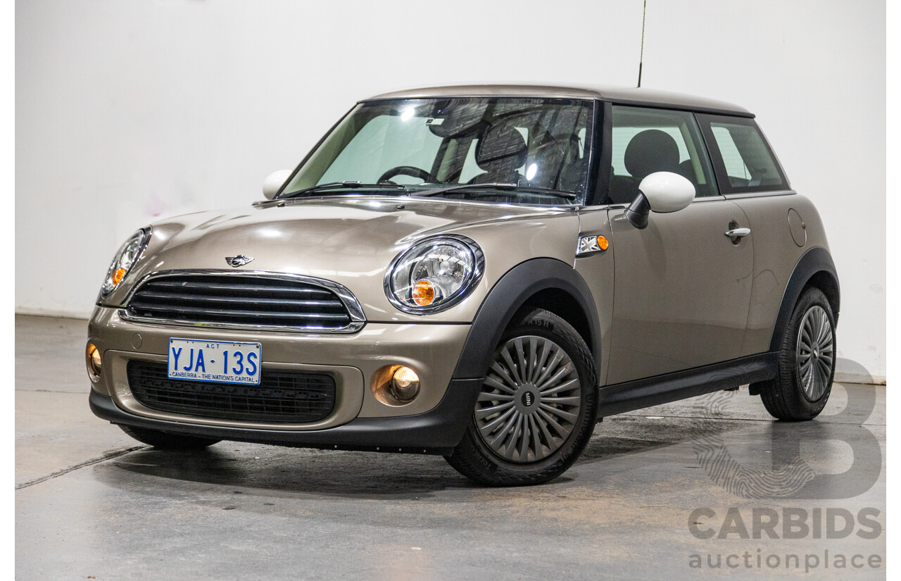07/2012 Mini Cooper RAY R56 MY12 2D Hatchback Velvet Silver Metallic 1.6L